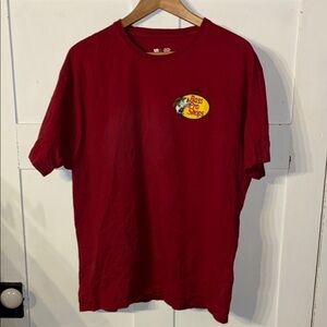 Bass Pro Shop XL Shirt Red Fishing Outdoor Logo Summer T-shirt